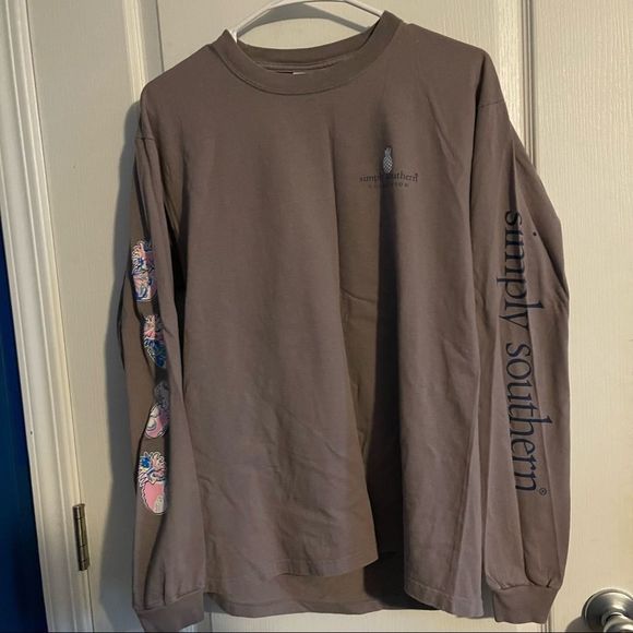 ✨SIMPLY SOUTHERN PREPPY NWOT AMAZING GRACE HOW SWEET LONG SLEEVE T-SHIRT✨ - Picture 7 of 9